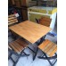 THANH LÝ BỘ BÀN GHẾ CAFE, BÀN GHẾ QUÁN ĂN CHẤT LIỆU GỖ